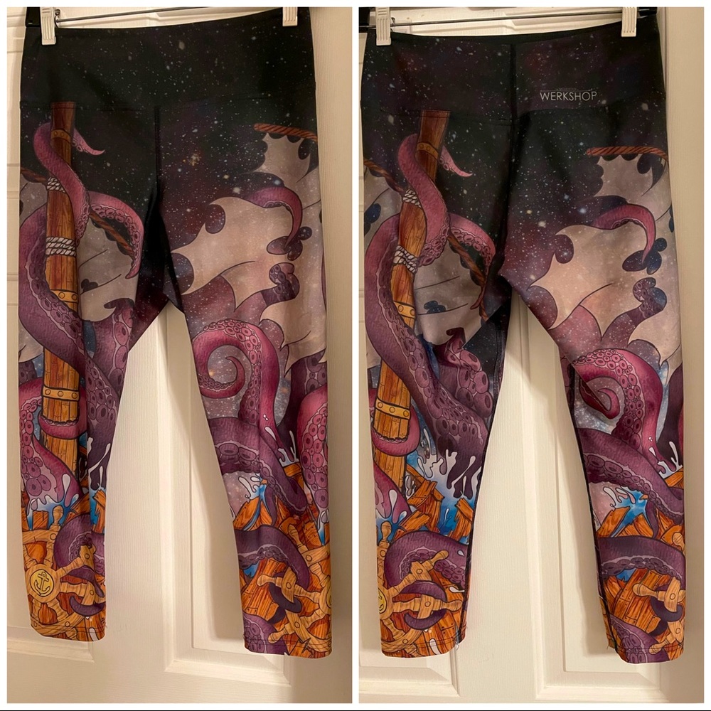 WERKSHOP octopus Capri leggings